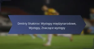 Dmitriy Shakirov: Występy międzynarodowe, Występy, Znaczące występy